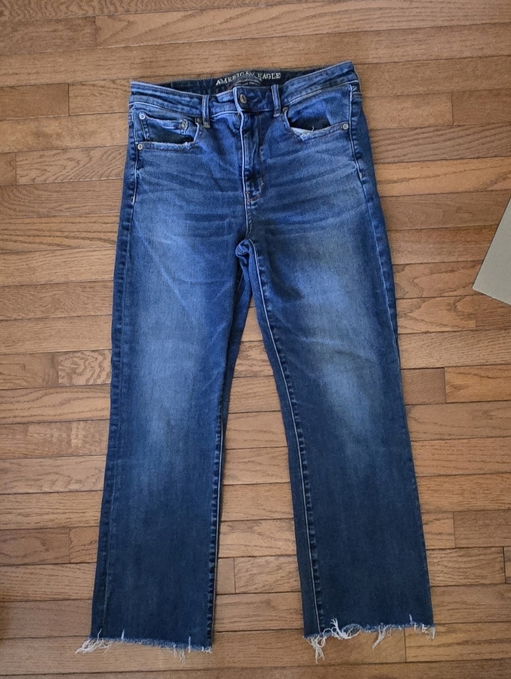 American Eagle High Rise Crop Flare 12